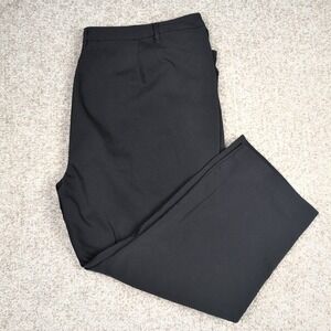 CJ Banks Womens Black Petite Dress Pants Size 24W Stretch Comfort Work Casual